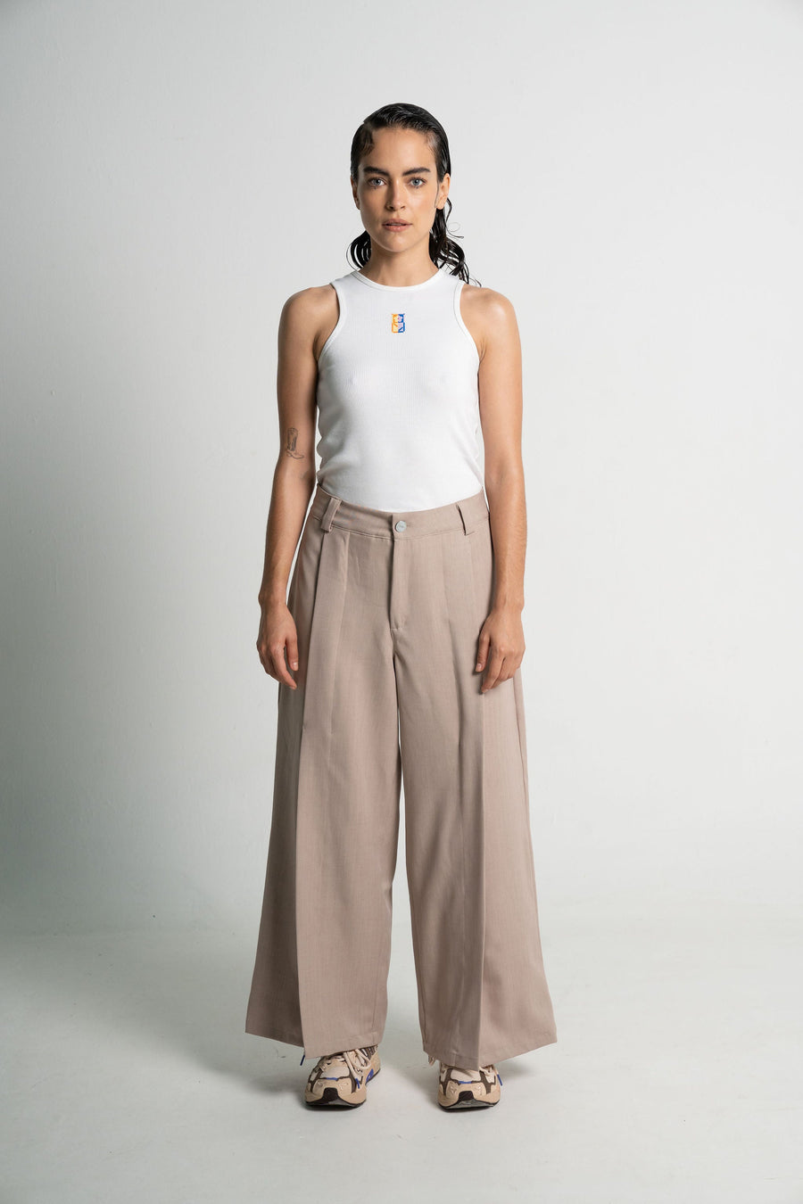 Bari cream trousers