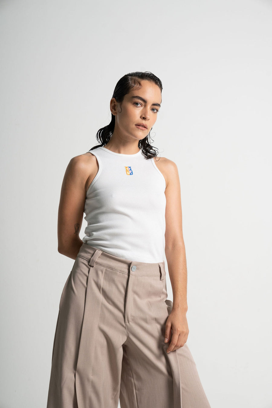 Bari cream trousers