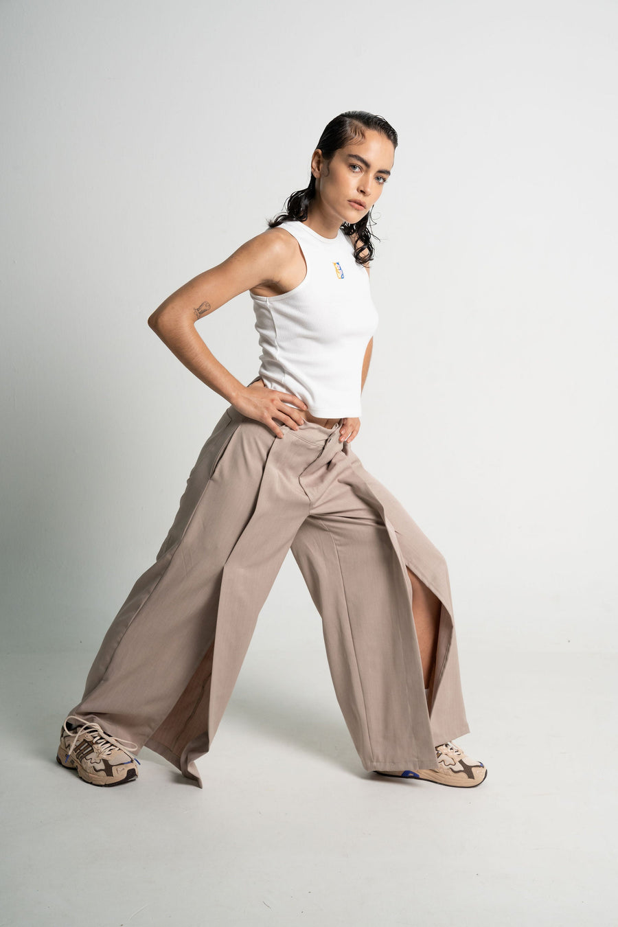 Bari cream trousers