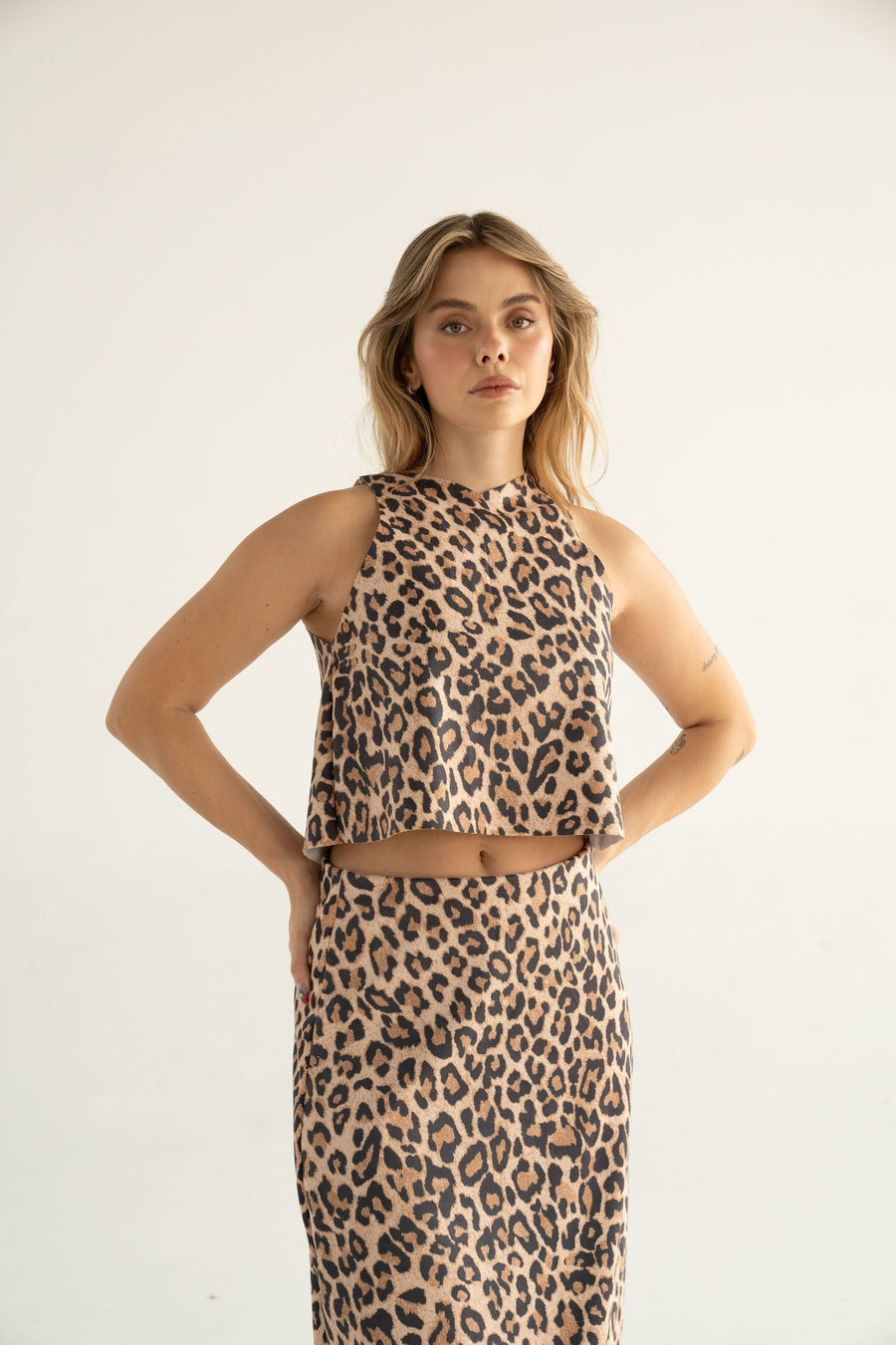Top Cleo Leopardo